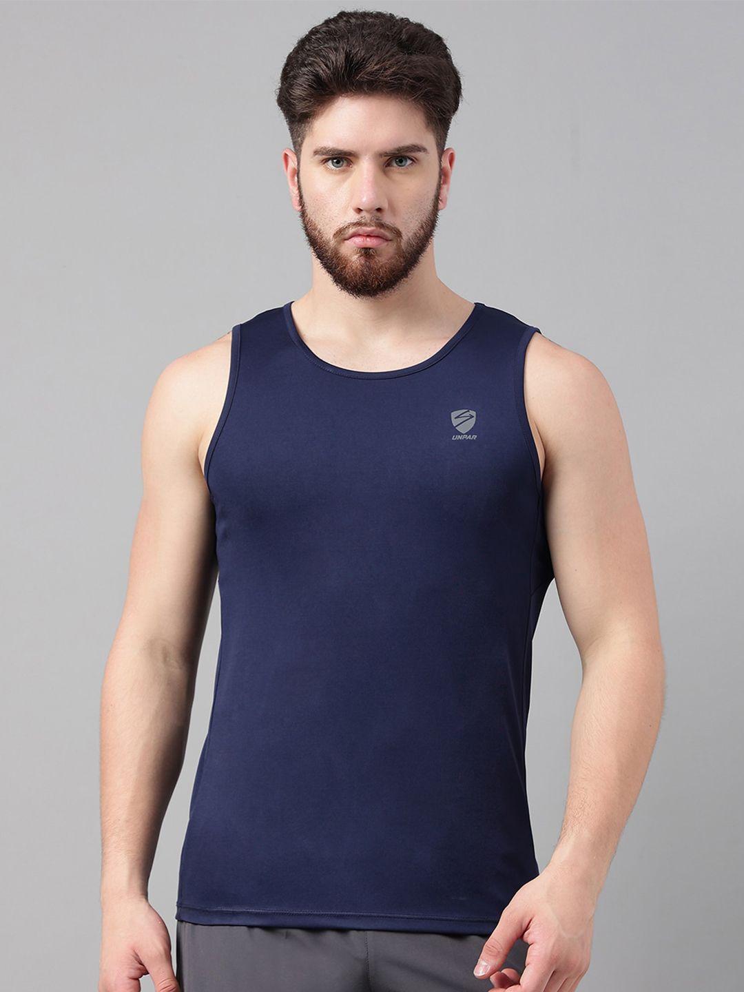 unpar round neck sleeveless sports t-shirt