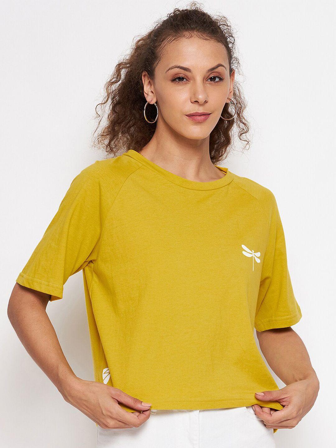 unpar women yellow t-shirt