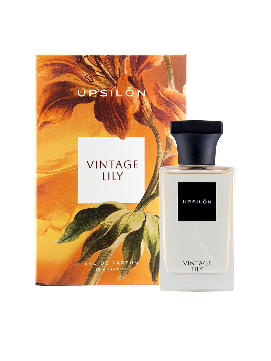 upsilon women vintage lily long lasting eau de parfum - 50 ml