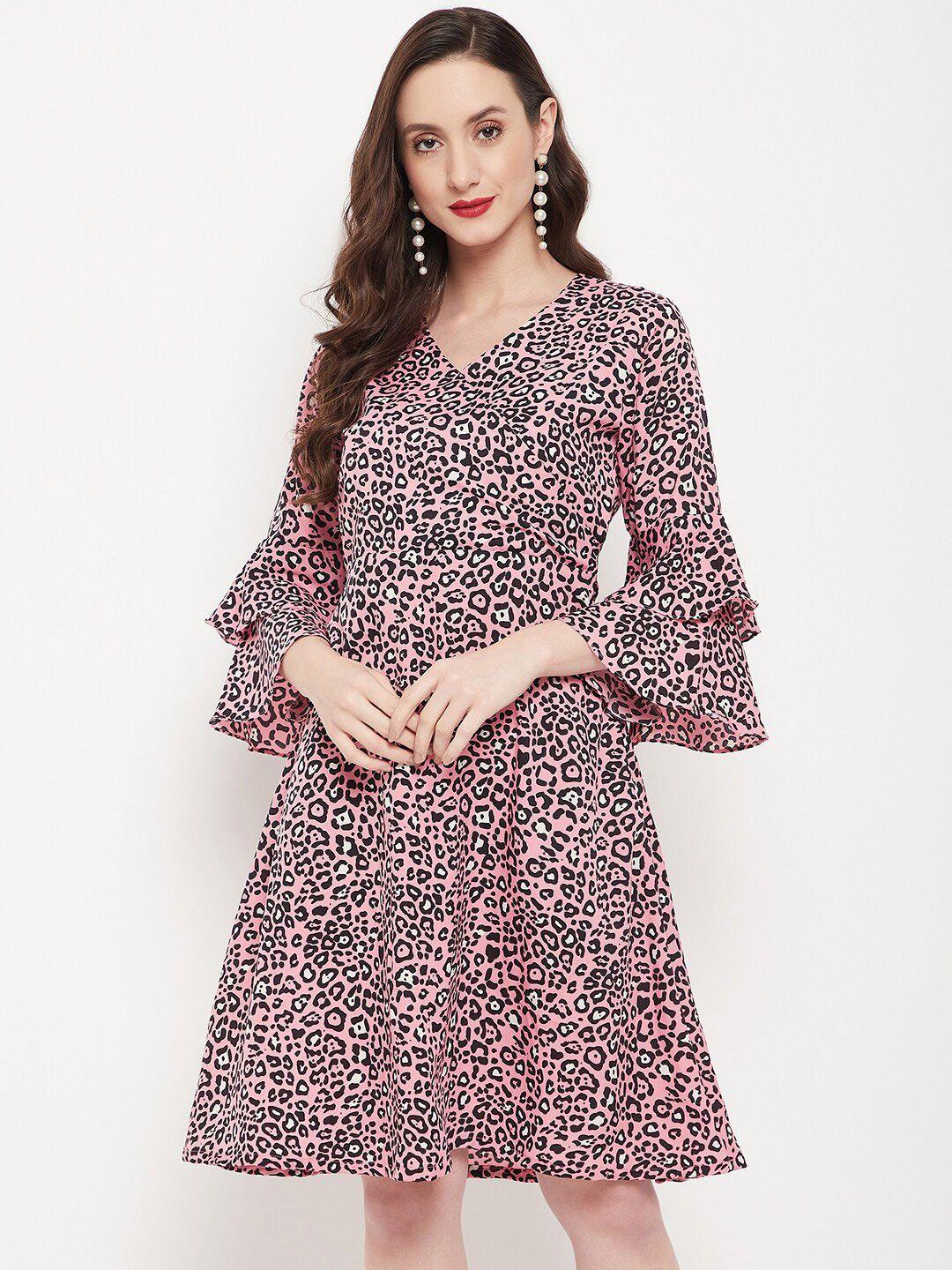 uptownie lite animal printed a-line dress