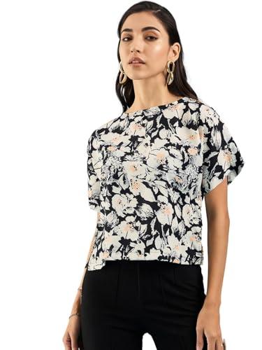 uptownie lite women's black & white medium top - regular fit