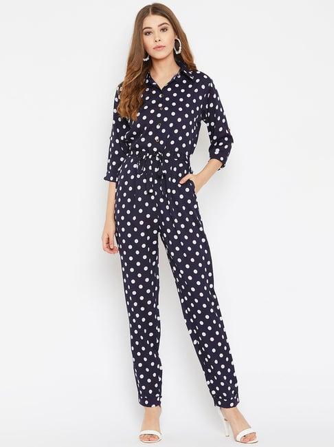uptownie lite women's crepe printed roll up maxi jumpsuit