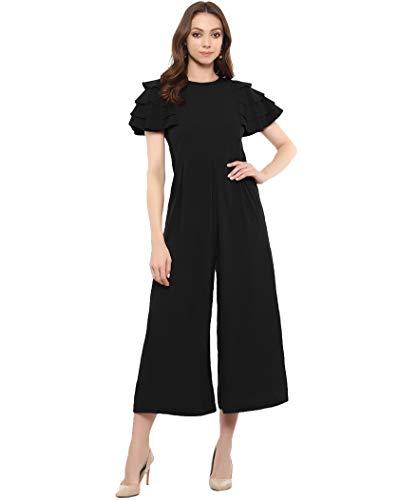 uptownie lite women's midi jumpsuit (black,extra large)