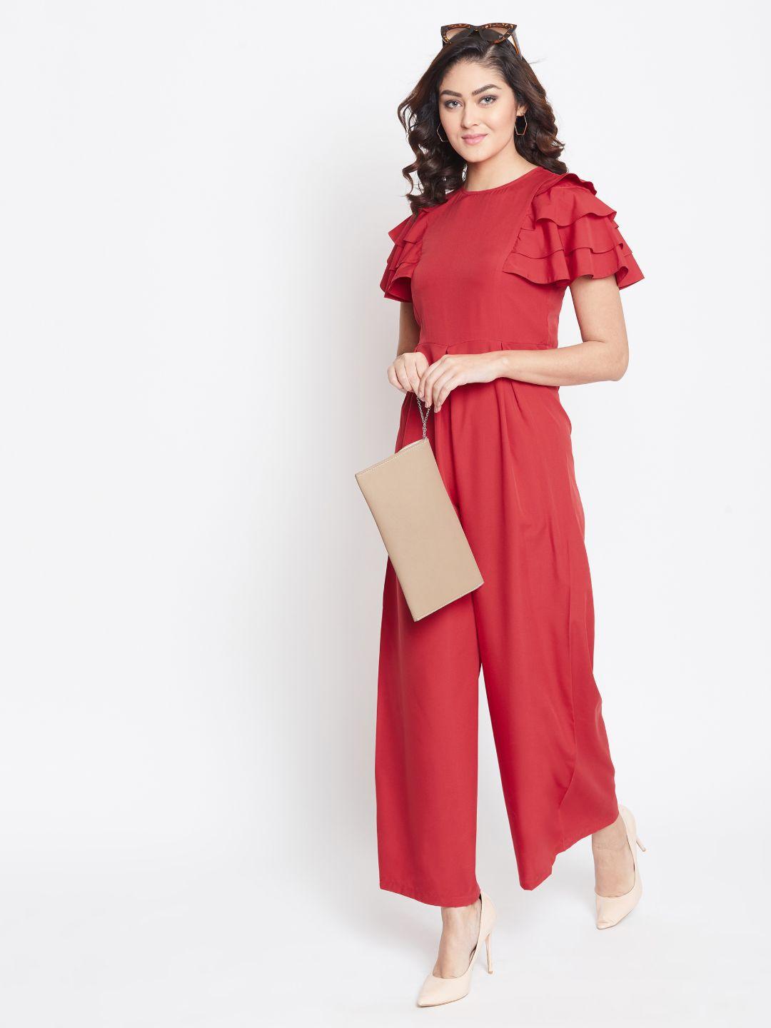 uptownie lite women ruffle sleeves jumpsuit