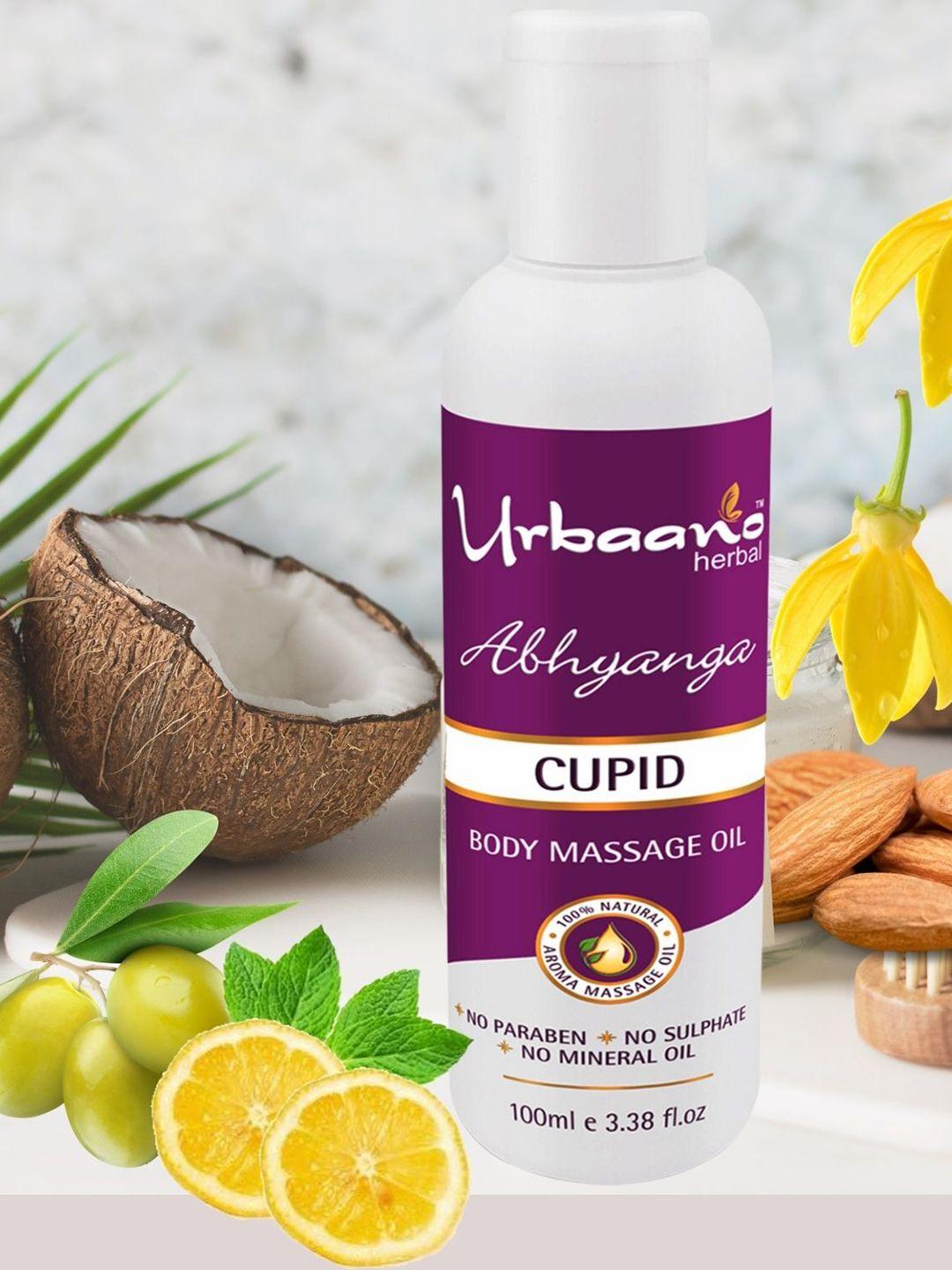 urbaano herbal abhyanga cupid body massage oil - 100 ml