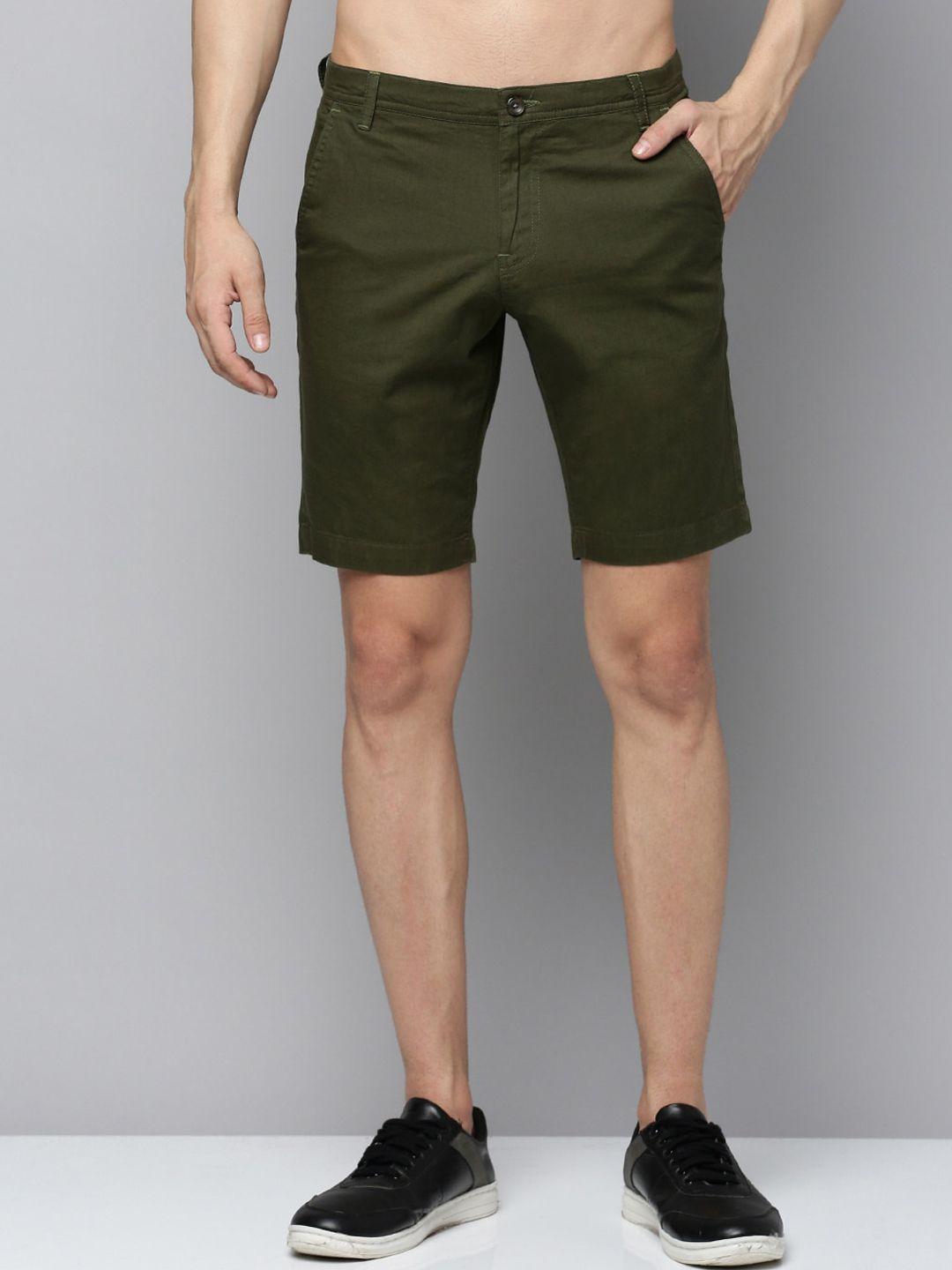 urban dog men mid rise pure cotton shorts