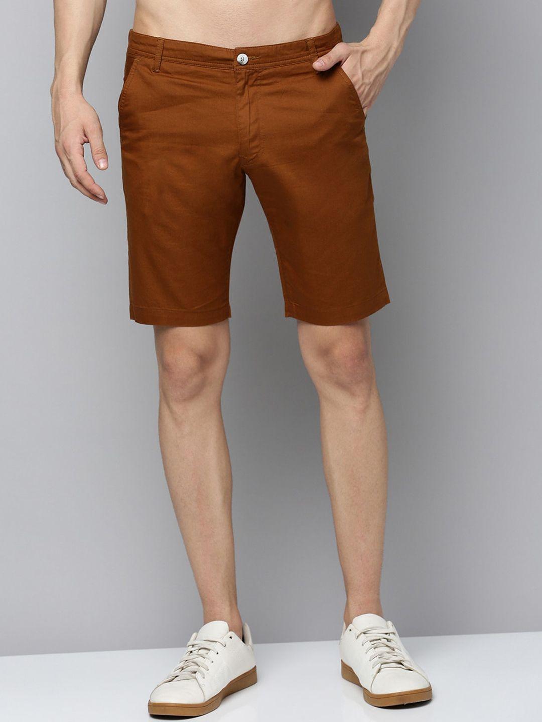 urban dog men mid rise pure cotton shorts