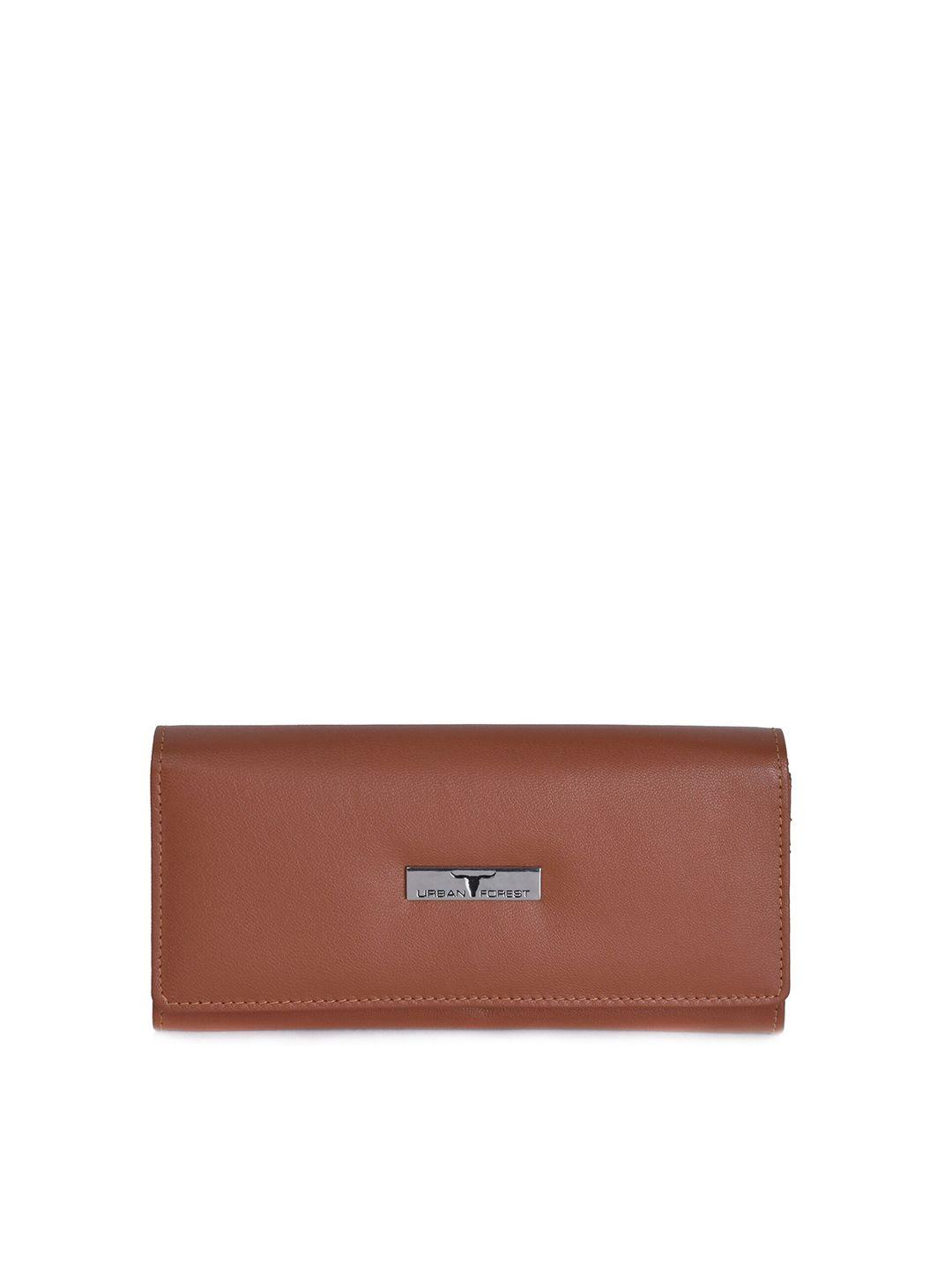 urban forest leather two fold wallet