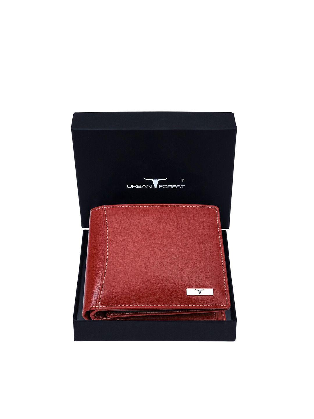 urban forest leather two fold wallet