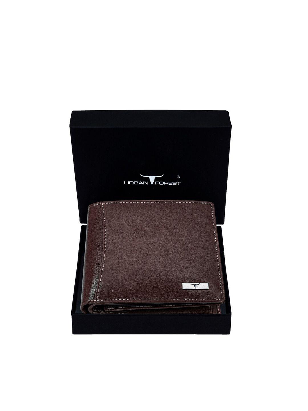 urban forest leather two fold wallet