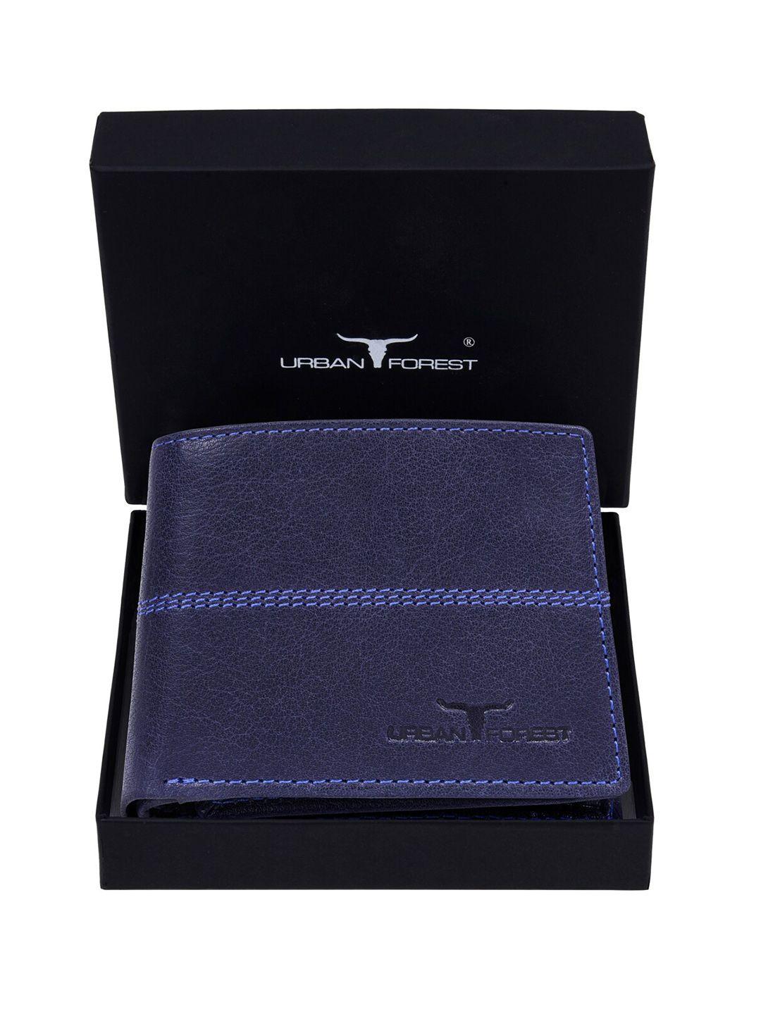 urban forest leather two fold wallet