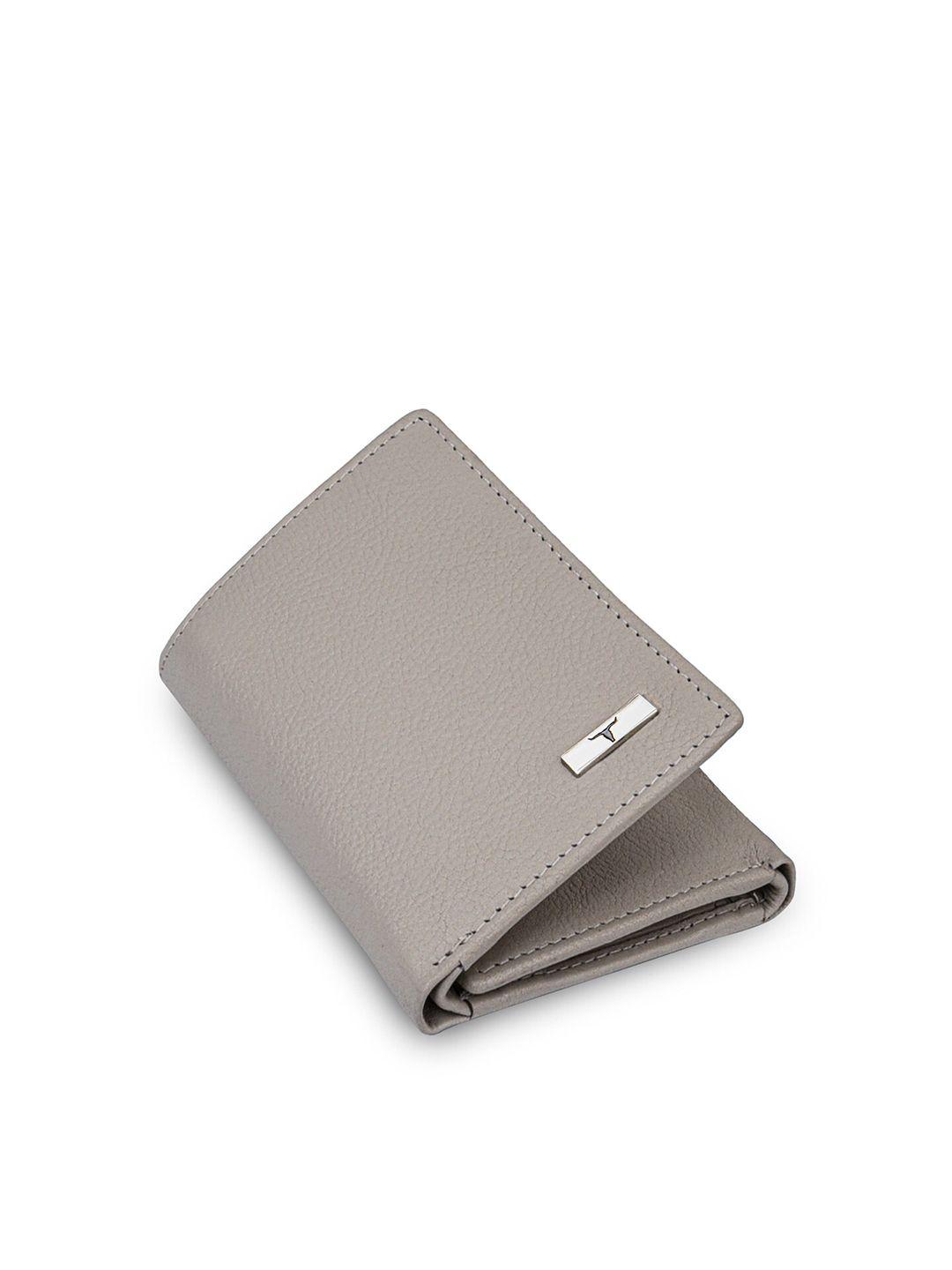 urban forest men leather three fold wallet