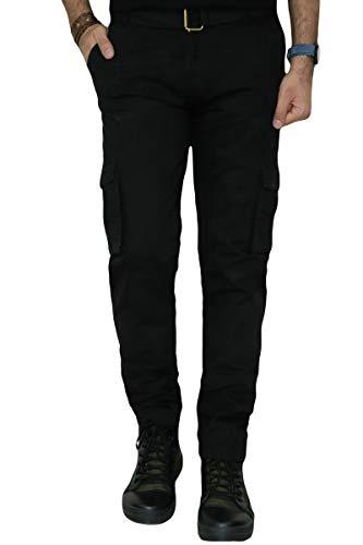 urban legends men's regular fit cargo pant black