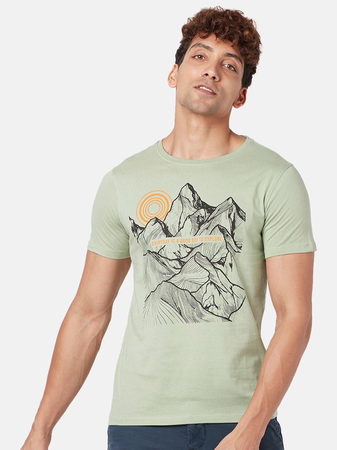 urban ranger by pantaloons men graphic printed cotton t-shirt