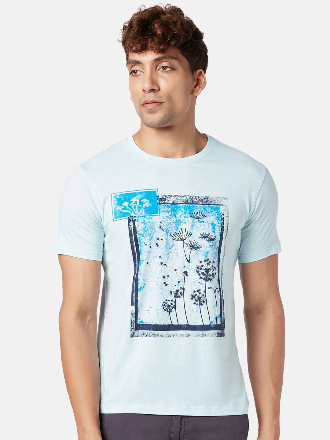 urban ranger by pantaloons men printed slim fit t-shirt