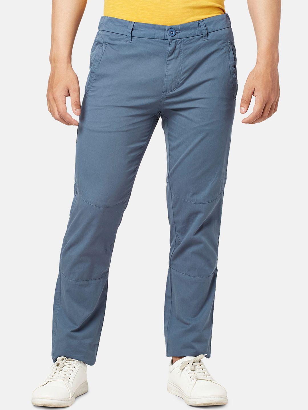 urban ranger by pantaloons men slim fit cotton trouser