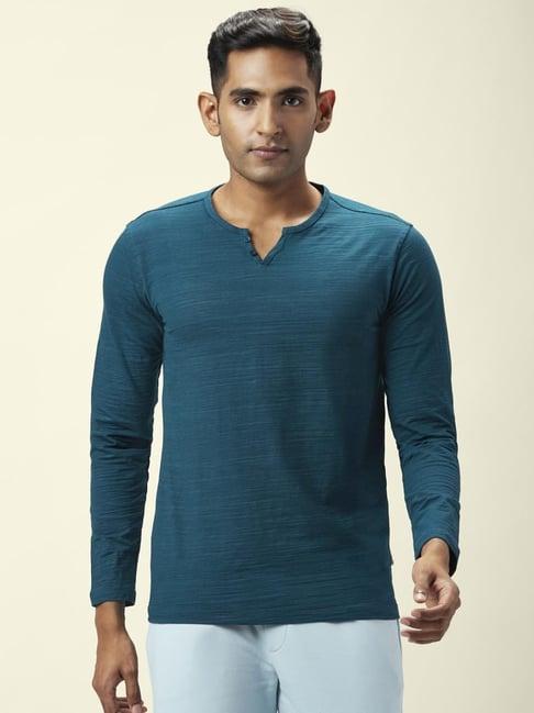 urban ranger by pantaloons navy slim fit t-shirt