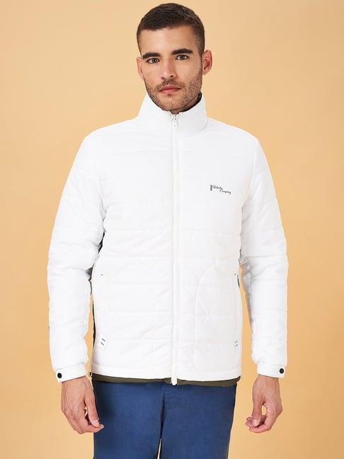 urban ranger by pantaloons off white regular fit jacket