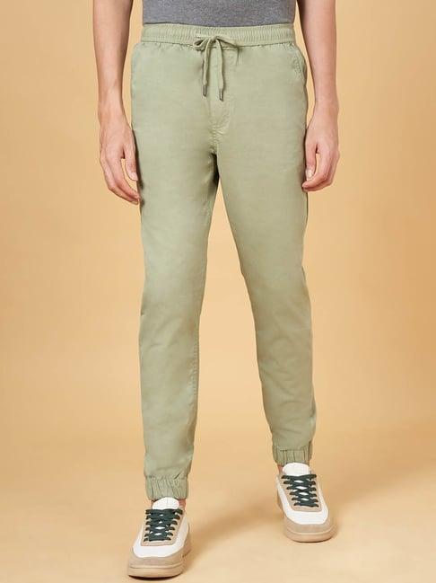 urban ranger by pantaloons pine cotton slim fit jogger pants