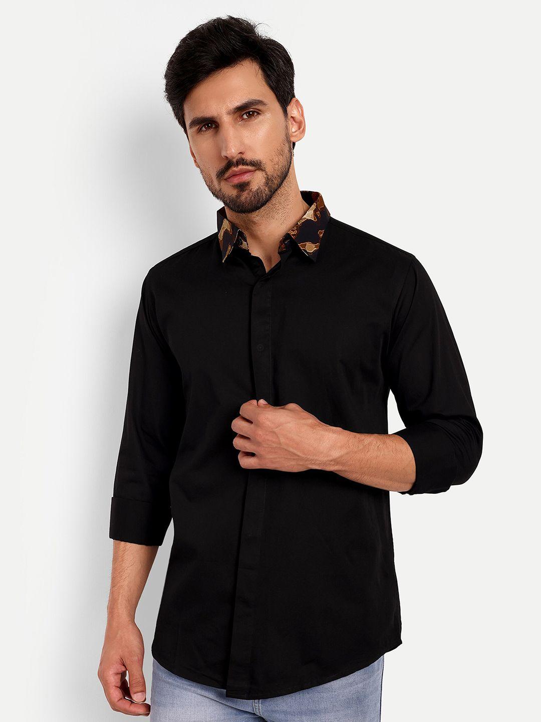 urban scissors india slim fit pure cotton casual shirt