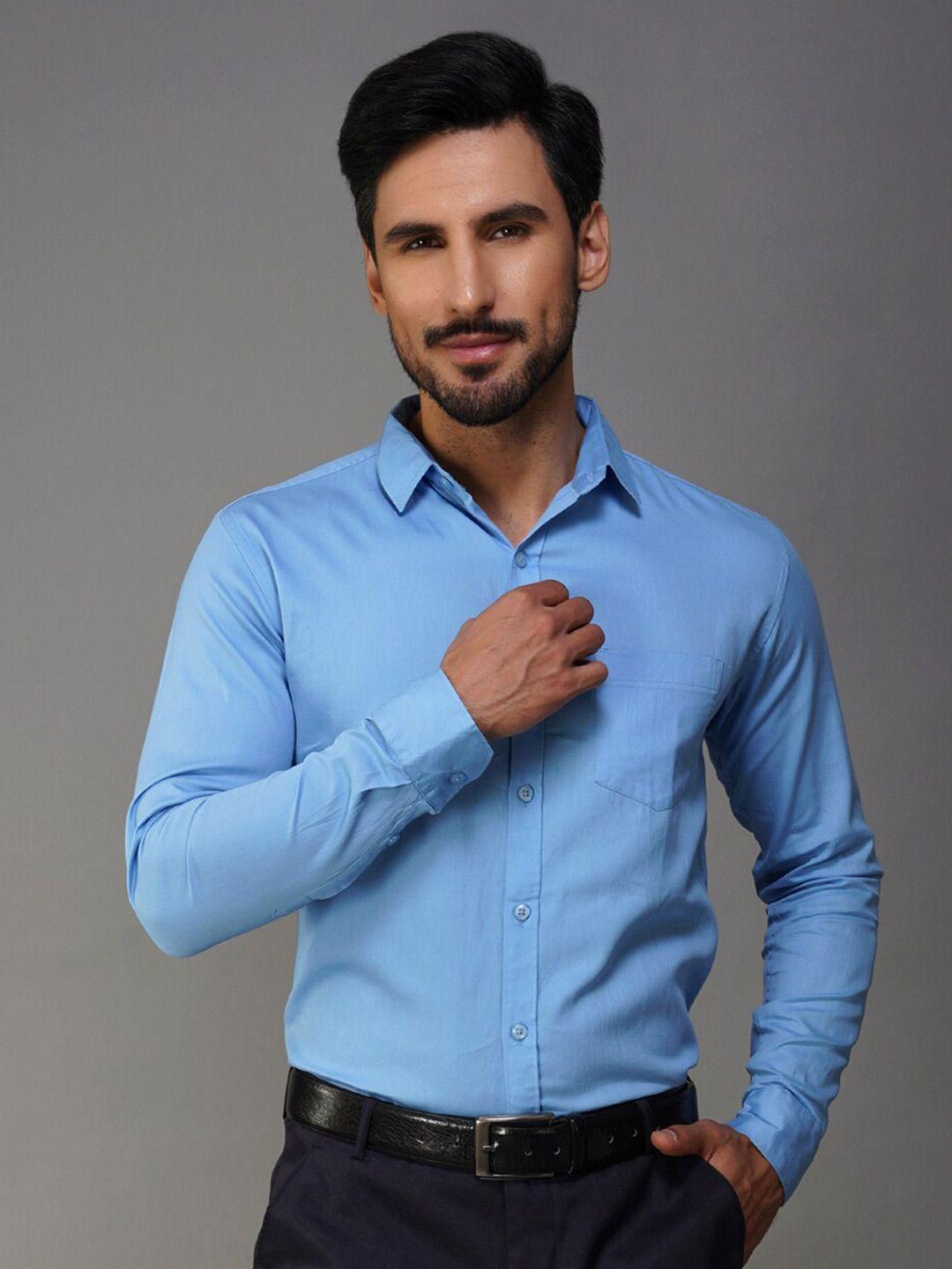 urban scissors india slim fit pure cotton formal shirt