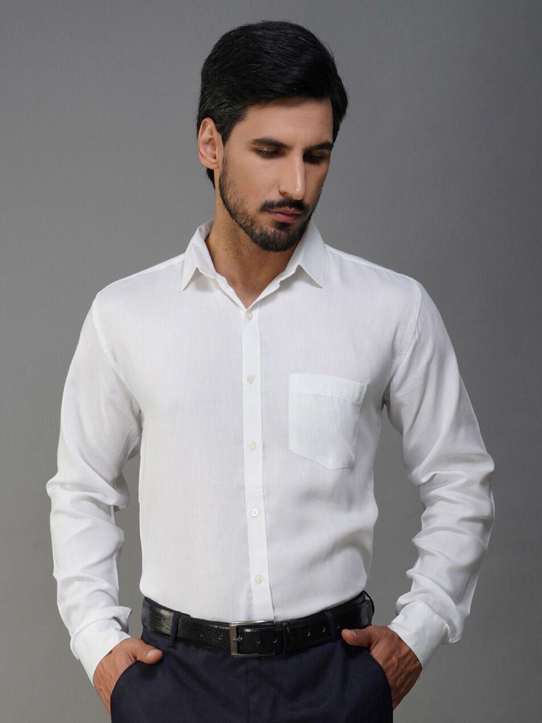 urban scissors india slim fit pure cotton formal shirt