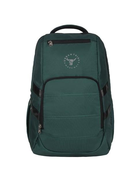urban tribe green medium laptop backpack