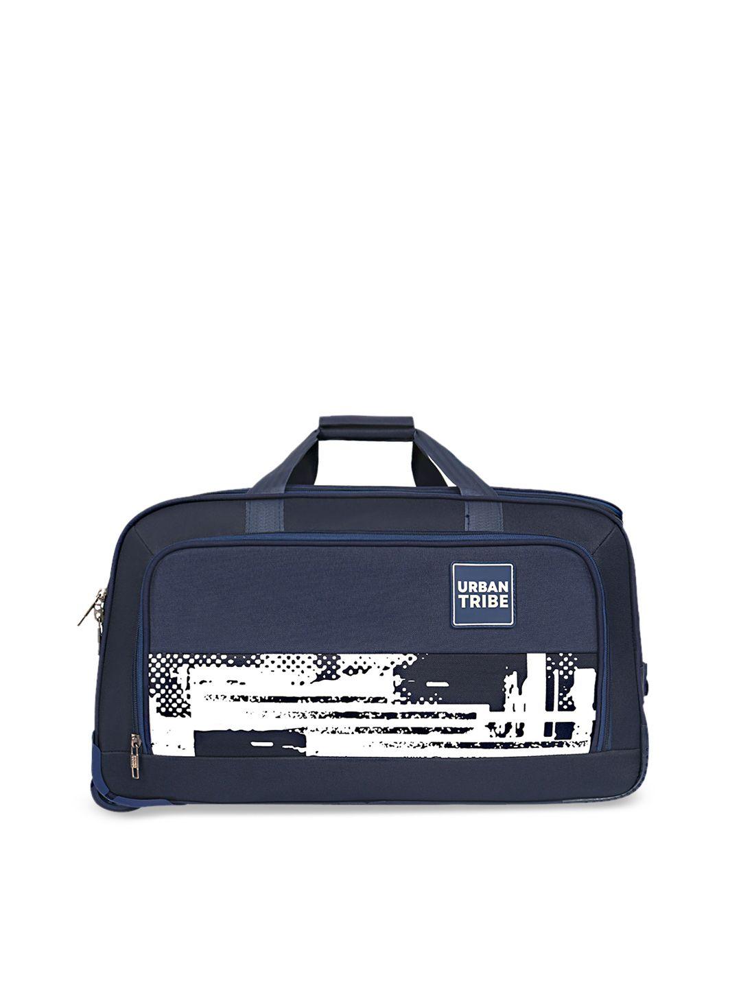 urban tribe printed soft-sided medium duffel trolley bag