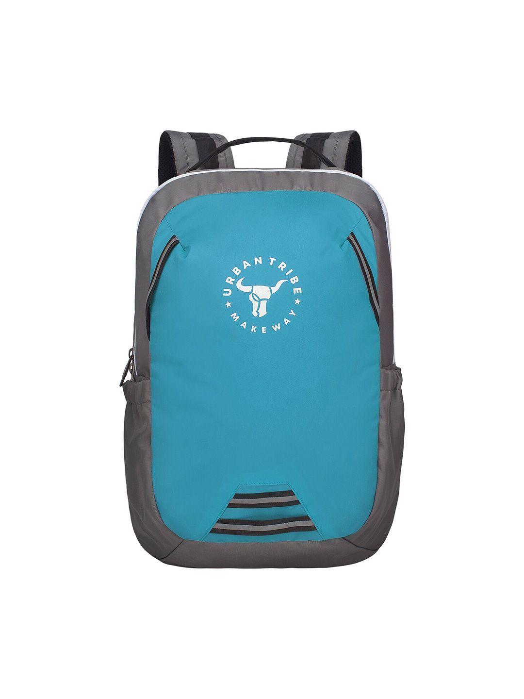 urban tribe unisex blue & grey colourblocked backpack