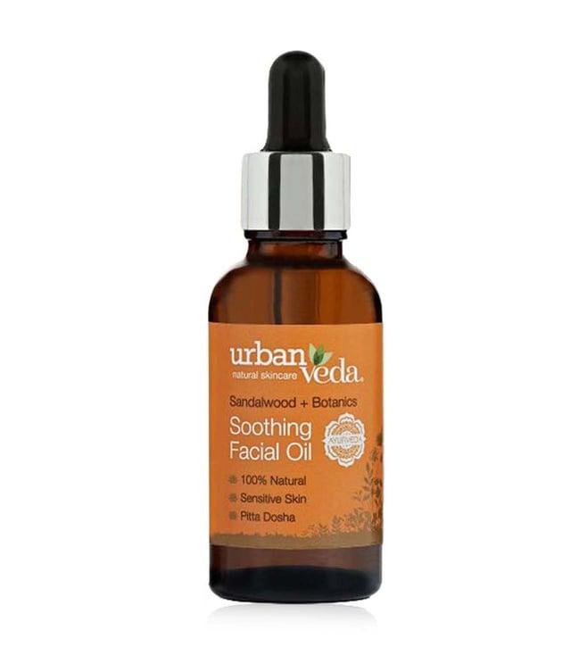 urban veda sandalwood + botanics soothing facial oil 30 ml