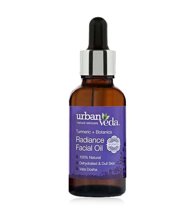 urban veda turmeric + botanics radiance ayurvedic facial oil 30 ml