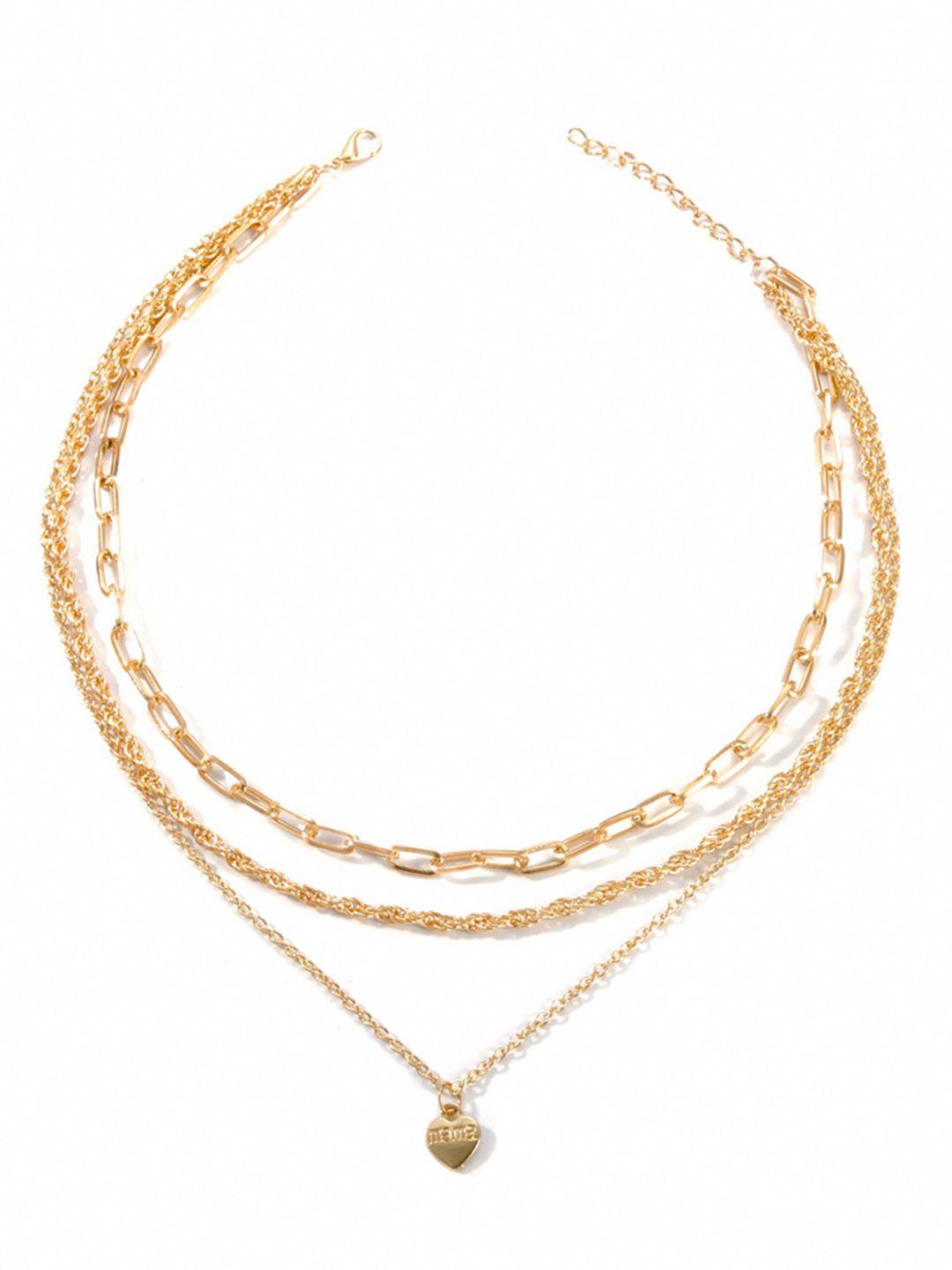 urbanic gold-toned layered necklace