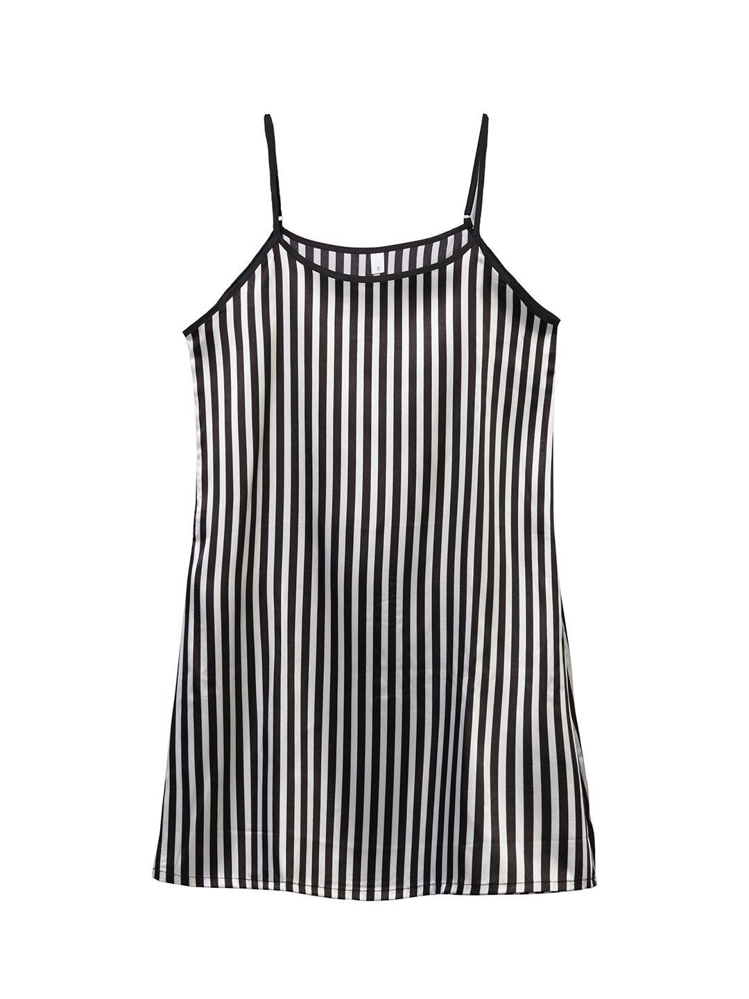 urbanic black & white striped nightdress