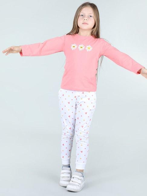 urbanmark-junior-pink-&-grey-printed-full-sleeves-t-shirt-with-joggers