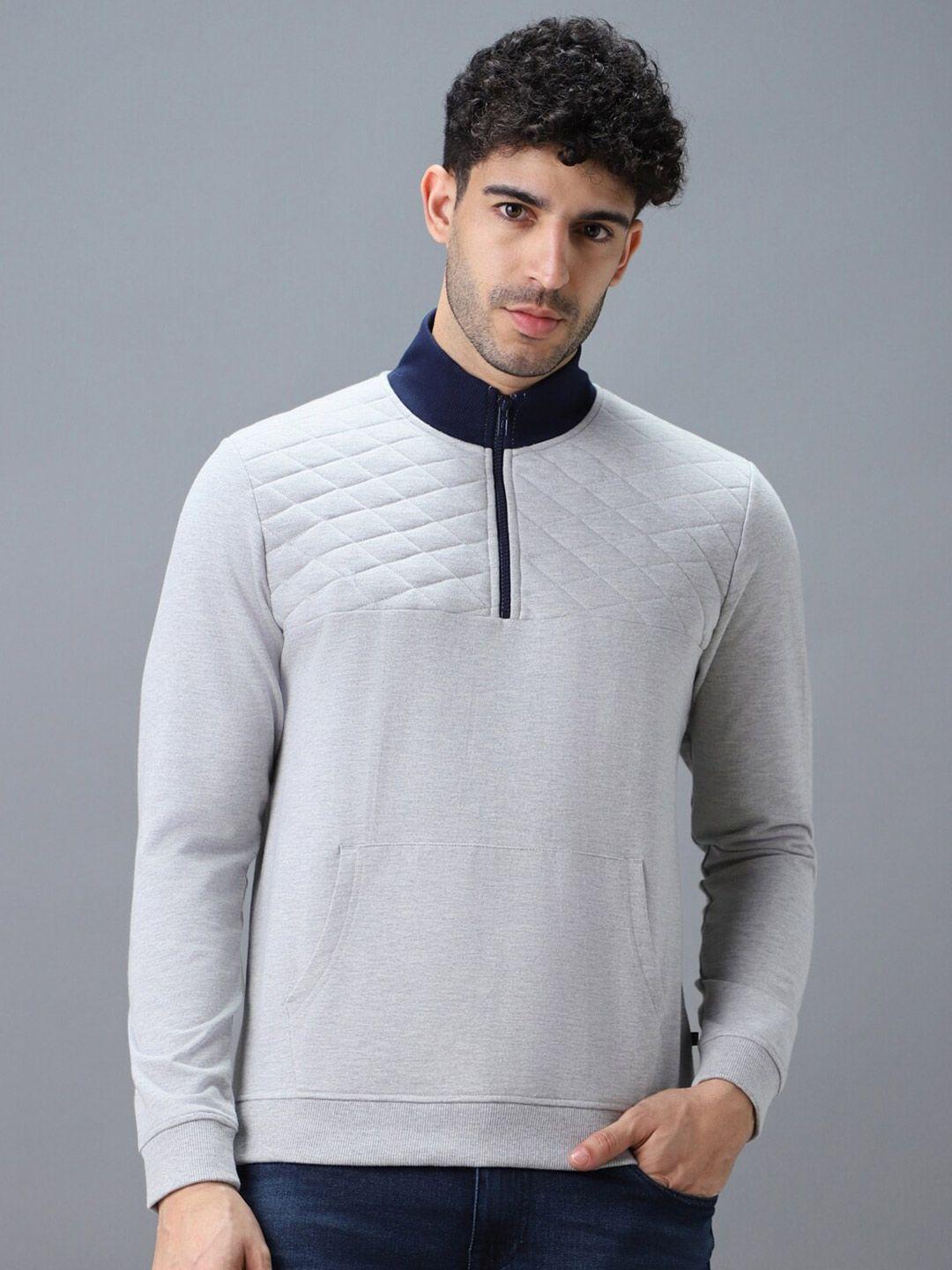 urbano fashion mock neck sweatshirt