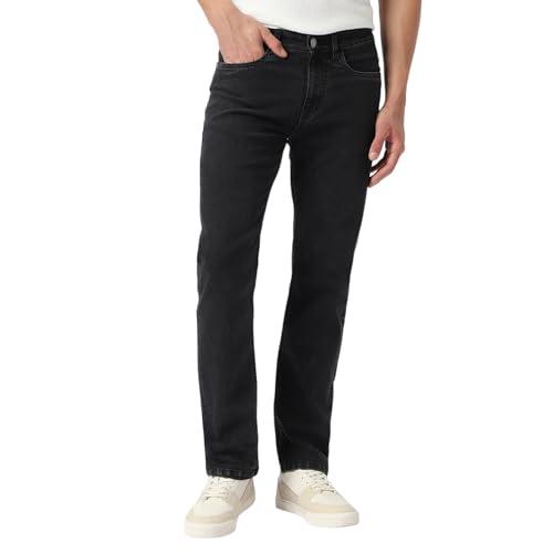 urbano fashion men's black regular fit washed jeans stretchable (avtowlreg-black-32)