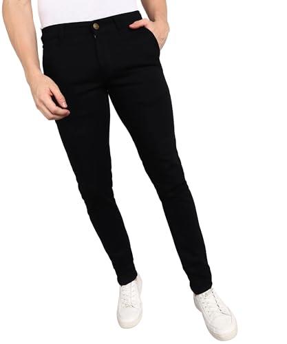 urbano fashion men's slim fit jeans (eps-black-30-06)