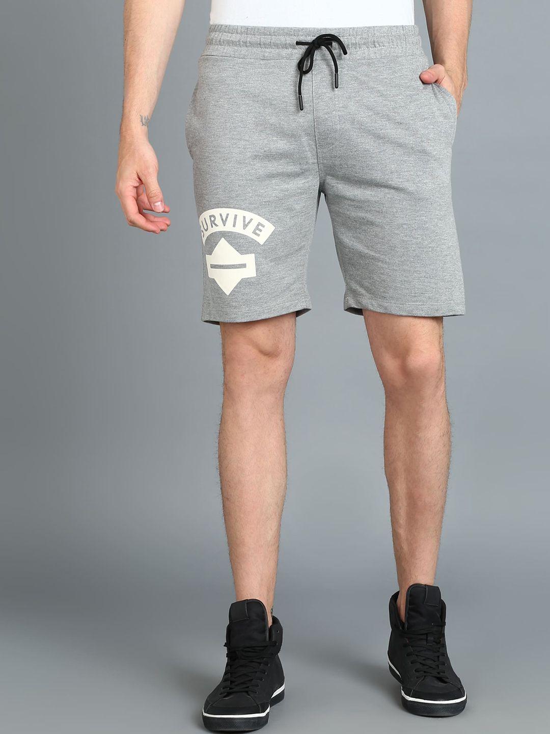urbano fashion men mid rise slim fit cotton shorts