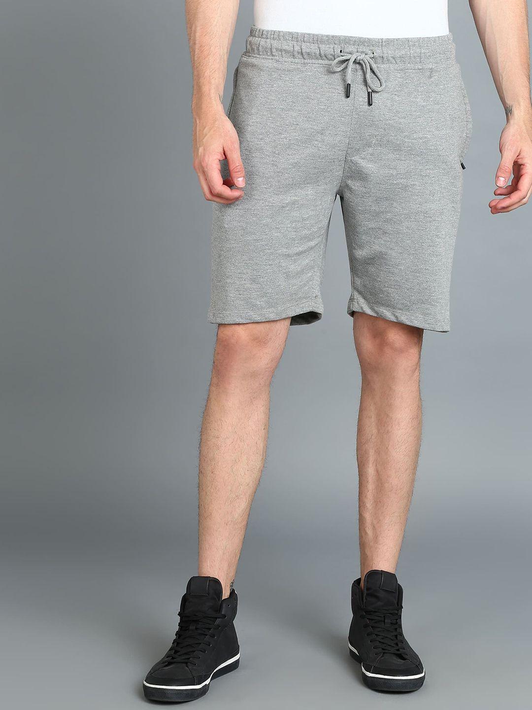 urbano fashion men mid rise slim fit cotton shorts