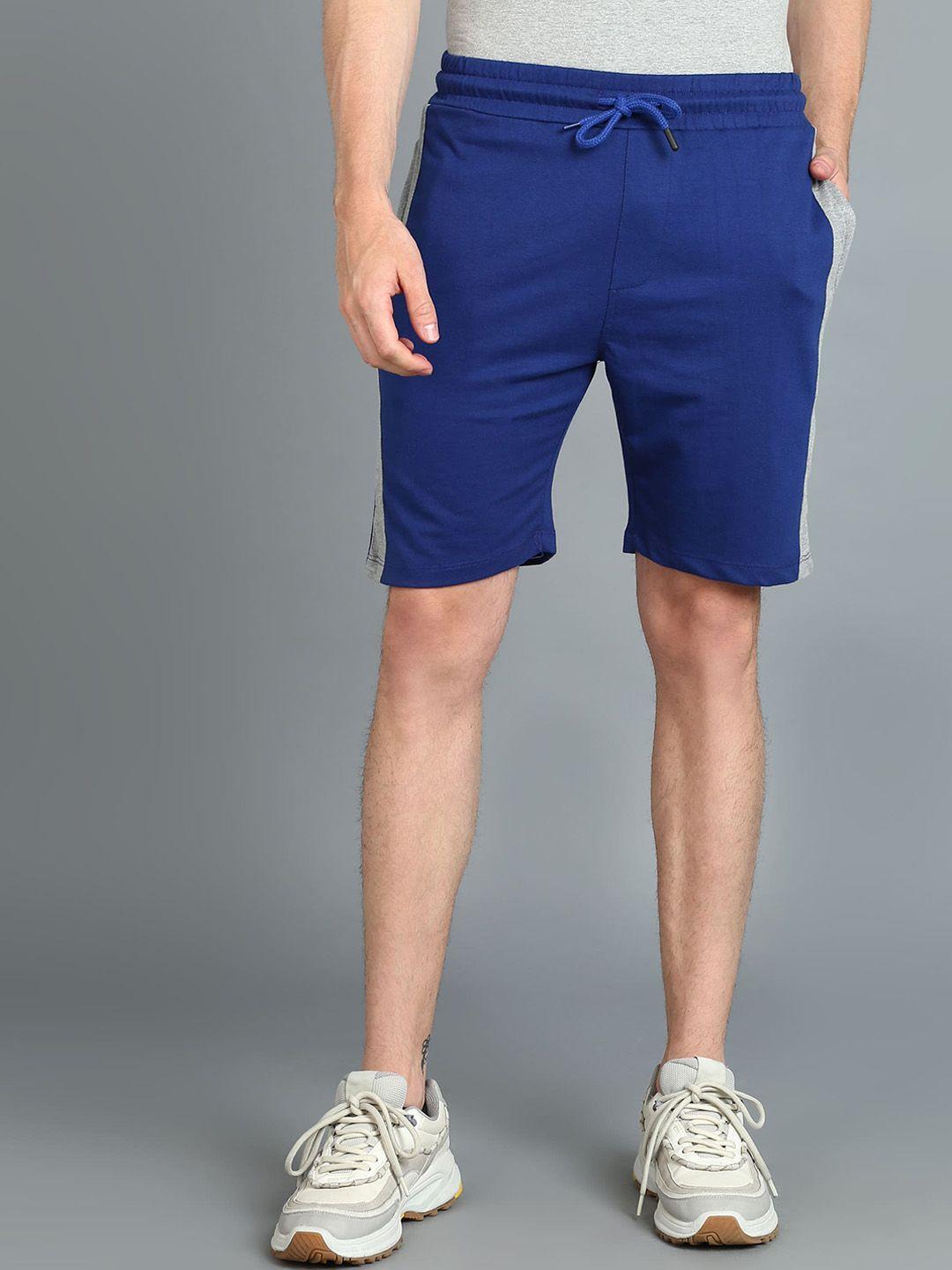 urbano fashion men mid-rise slim fit outdoor cotton shorts