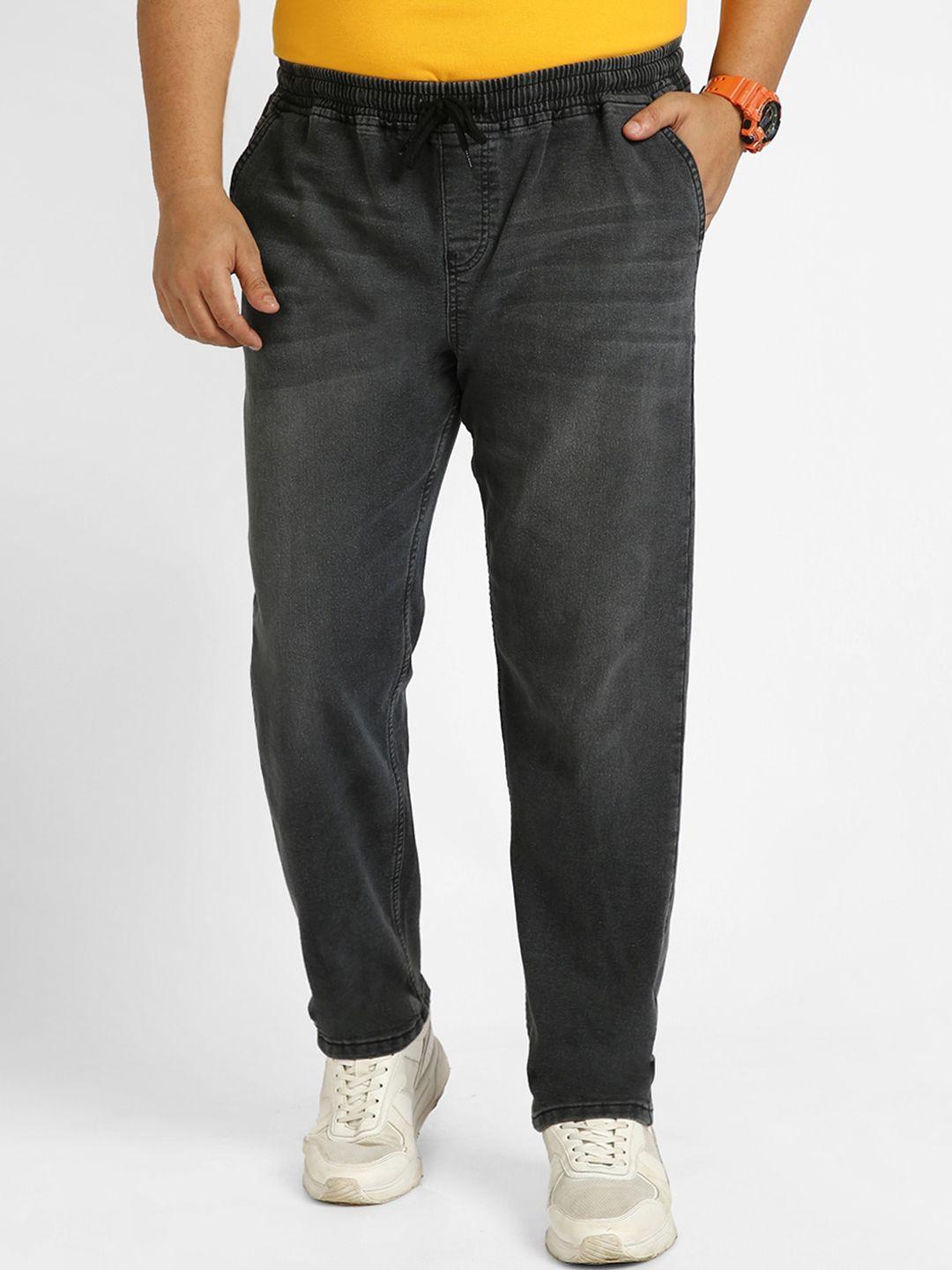 urbano plus men mid rise cotton jogger