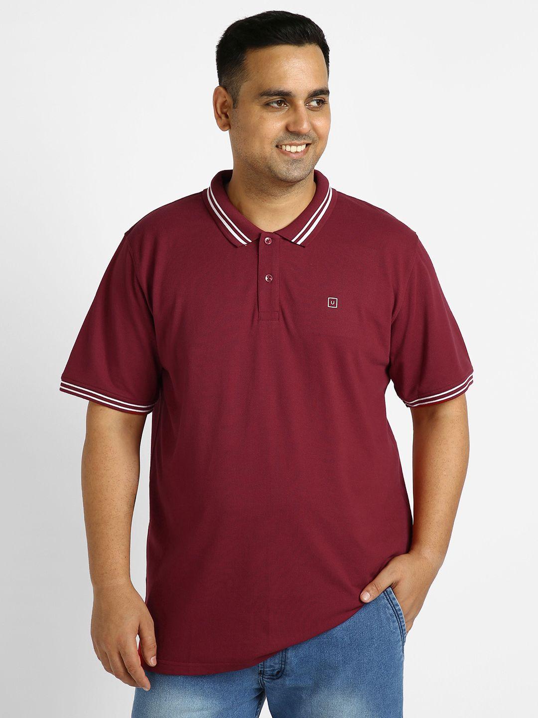 urbano plus plus size polo collar t-shirt