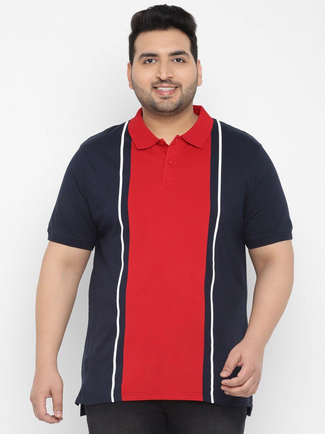 urbano plus polo collar regular fit t-shirt