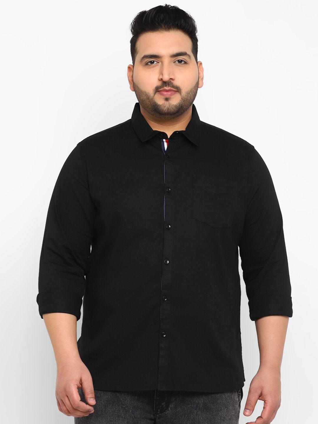 urbano plus size pure cotton opaque casual shirt