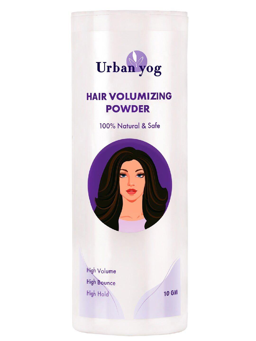 urbanyog natural & safe hair volumizing powder with aloevera & argan - 10 g