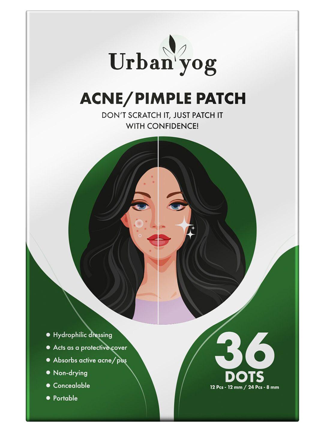 urbanyog acne absorbing non-drying pimple patch - 36 dots