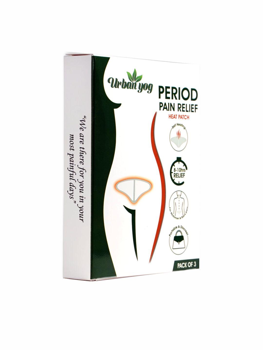 urbanyog period pain relief heat patches - 3 patches