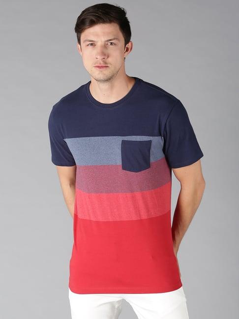 urgear blue & red crew t-shirt