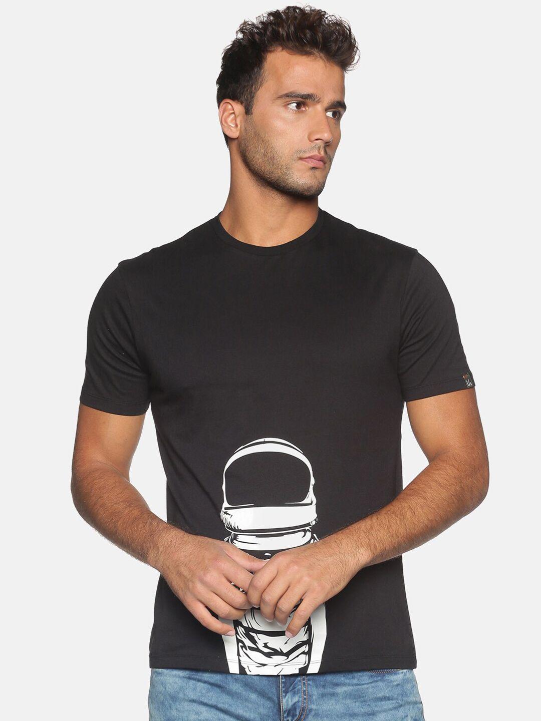 urgear men black pockets t-shirt