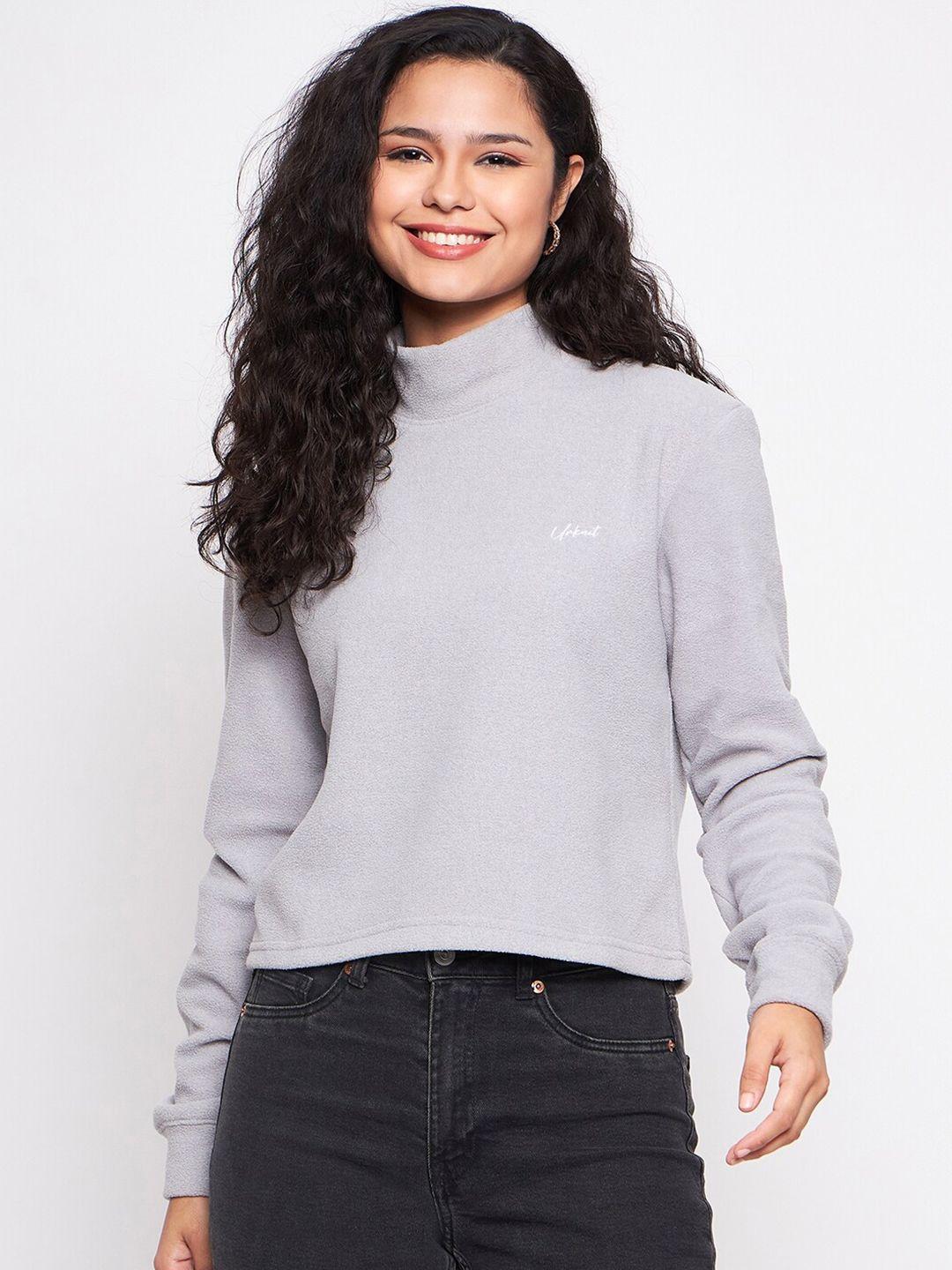 urknit high neck sweatshirt